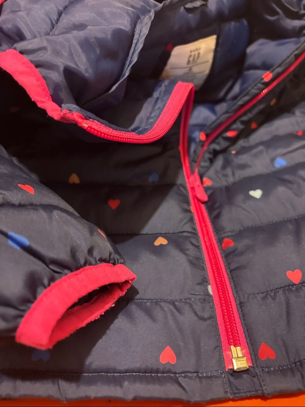 GAP navy puffer